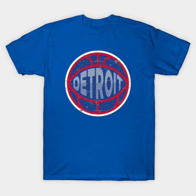 Detroit Basketball 2 T-Shirt by HooPet